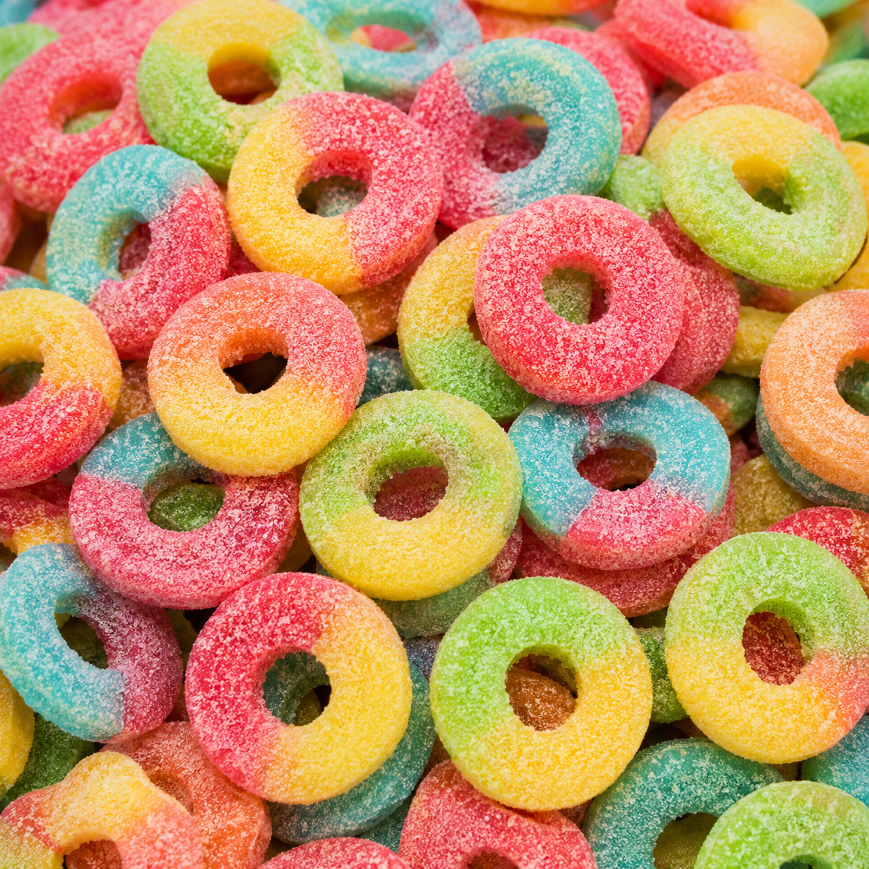 Sour Rainbow Rings